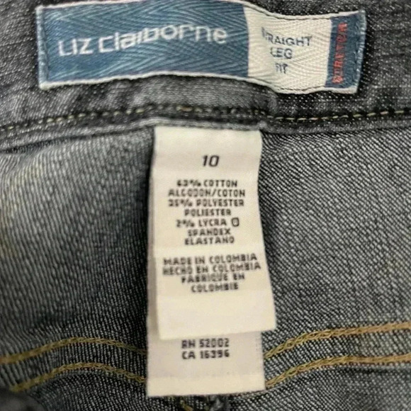 SZ 10 Liz Claiborne Straight Leg Fit ~Like New~ - Picture 3 of 3